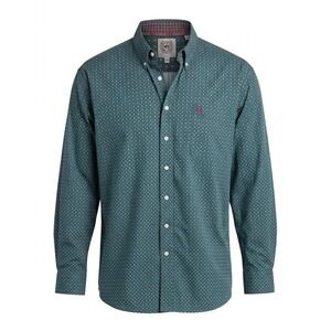 Cinch Mens XXL Green‎ Geometric Medallion Western Button Down Shirt MTW1105709